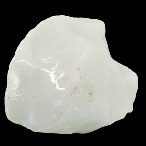 Custard Art Glass Cullet Uranium Glowing Slag Glass #4GX121 - Picture 3 of 6